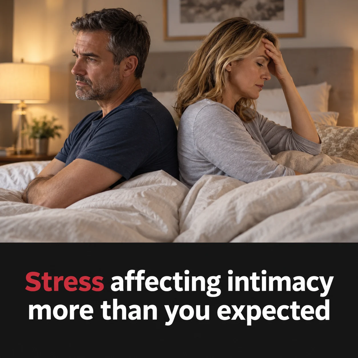 Stress affecting intimacy more than you expected